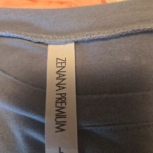 ZENANA PREMIUM Light Blue Tee